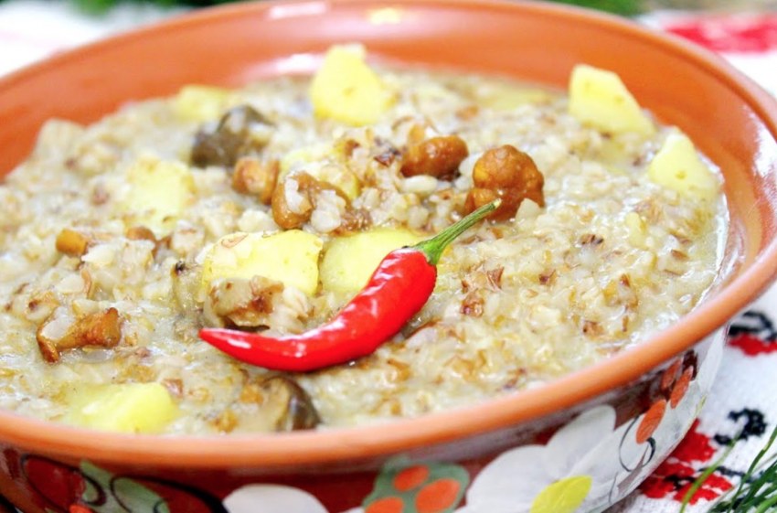 Кулеш со шкварками