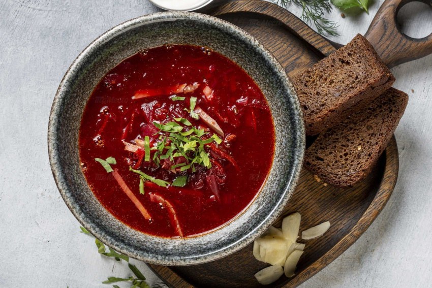 Борщ с говядиной