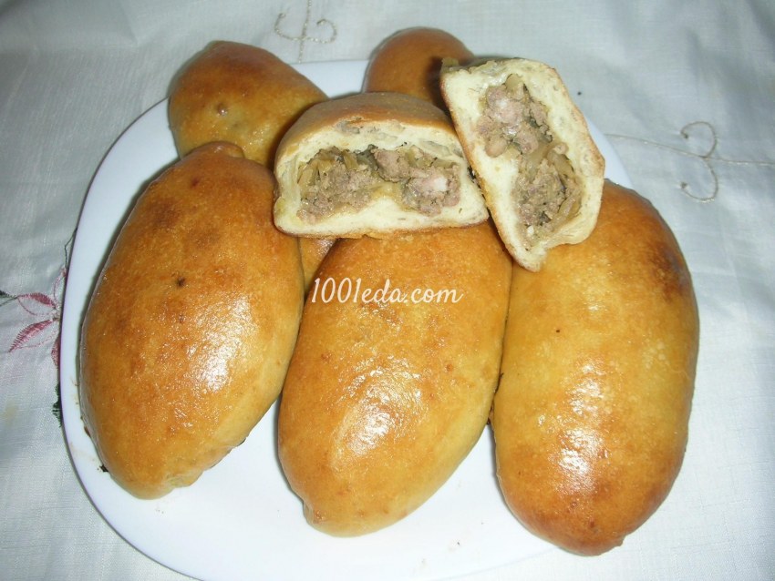 Пирожки с картошкой на картофельном отваре