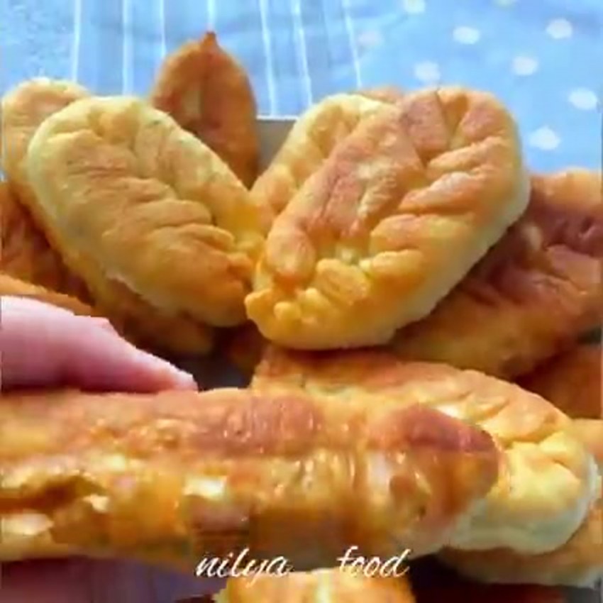 Пирожки из картофельного теста с начинкой в духовке