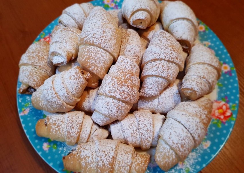 Рогалики с шоколадом