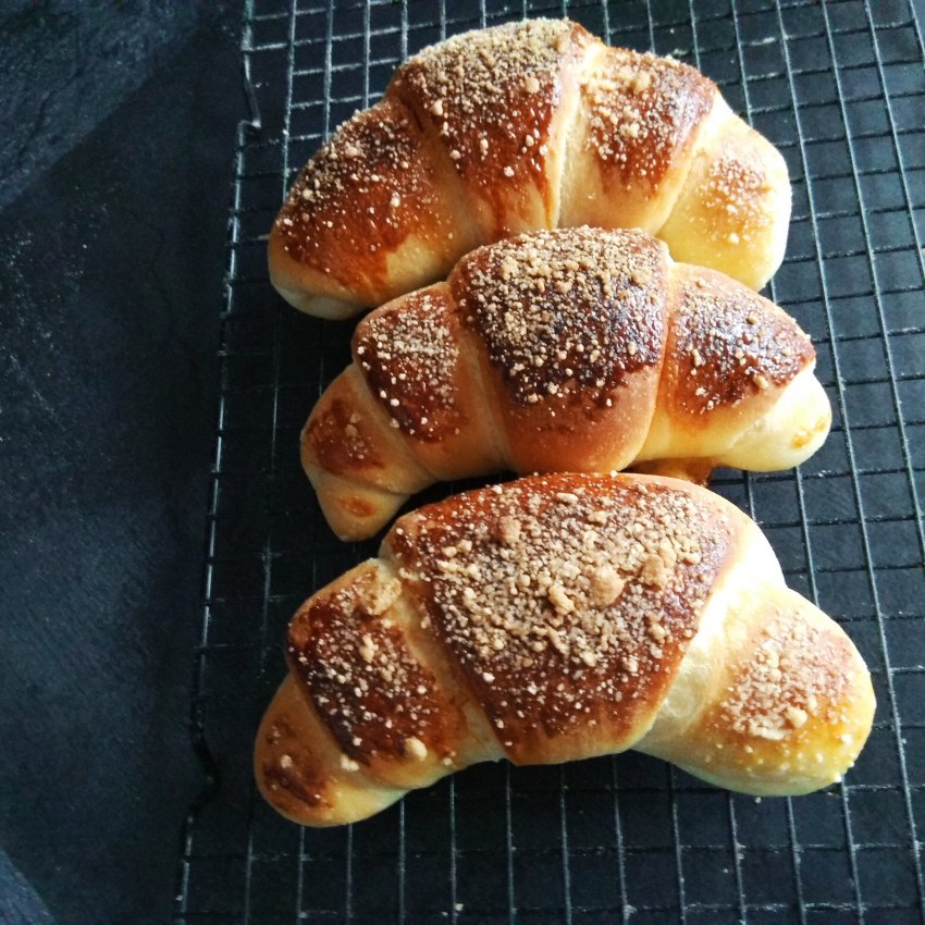Рогалики из дрожжевого