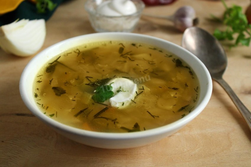 Зеленые щи из щавеля
