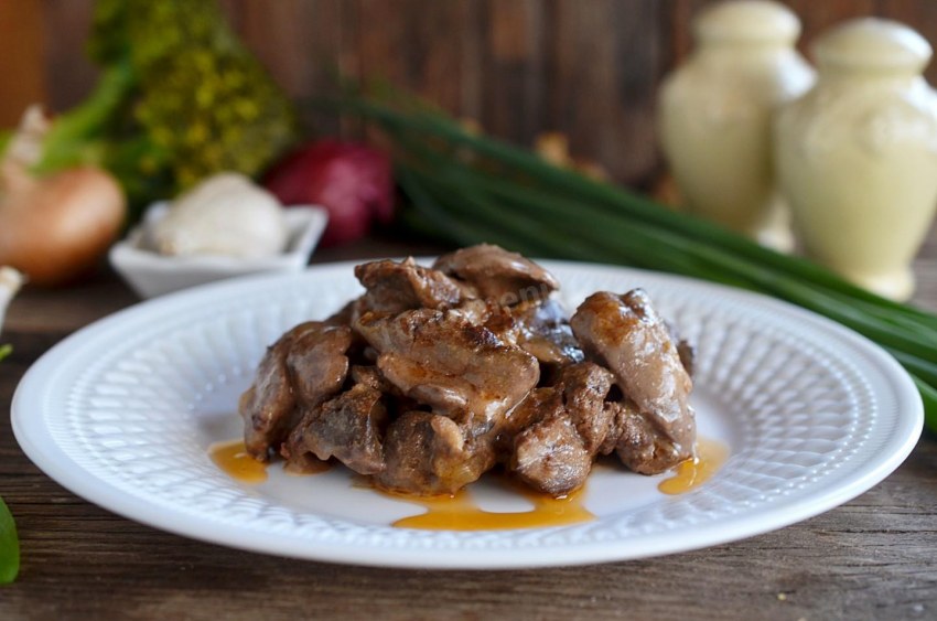 Мясо в сливочном соусе
