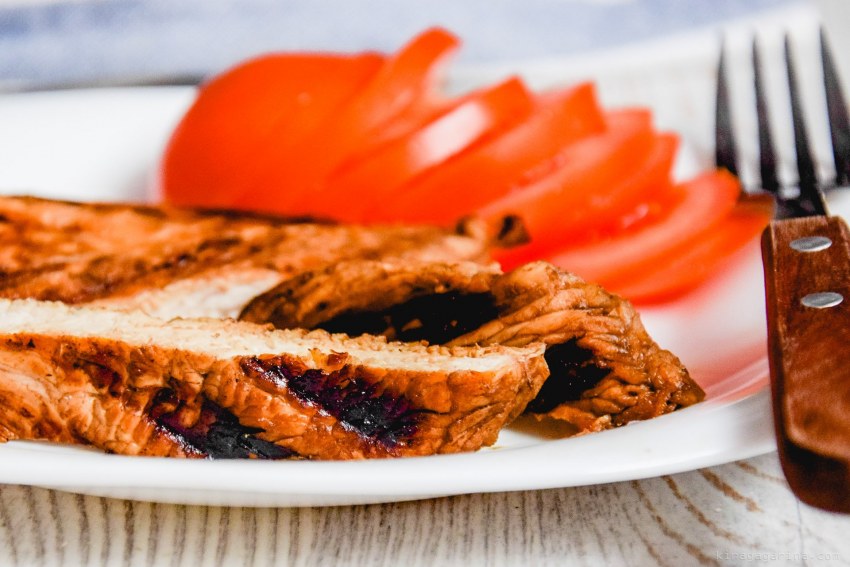 Куриная грудка с овощами