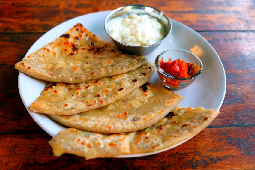 Aloo Paratha лепешки