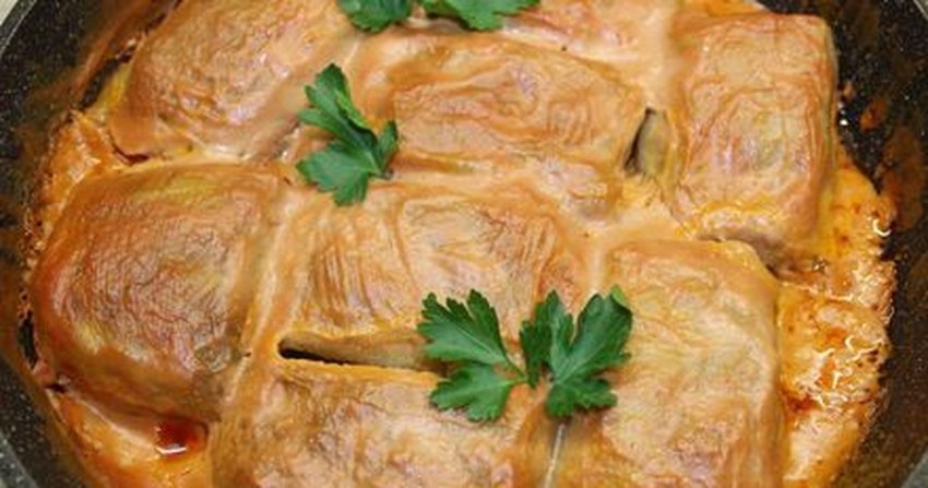 Голубцы со сливками