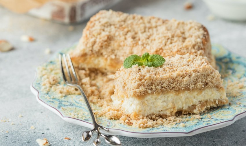 Королевская ватрушка с грецкими орехами