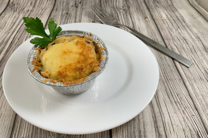 Тарталетки с грибами Курц