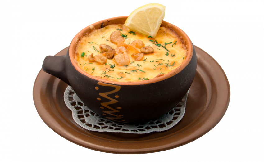 Жульен с курицей и грибами в духовке