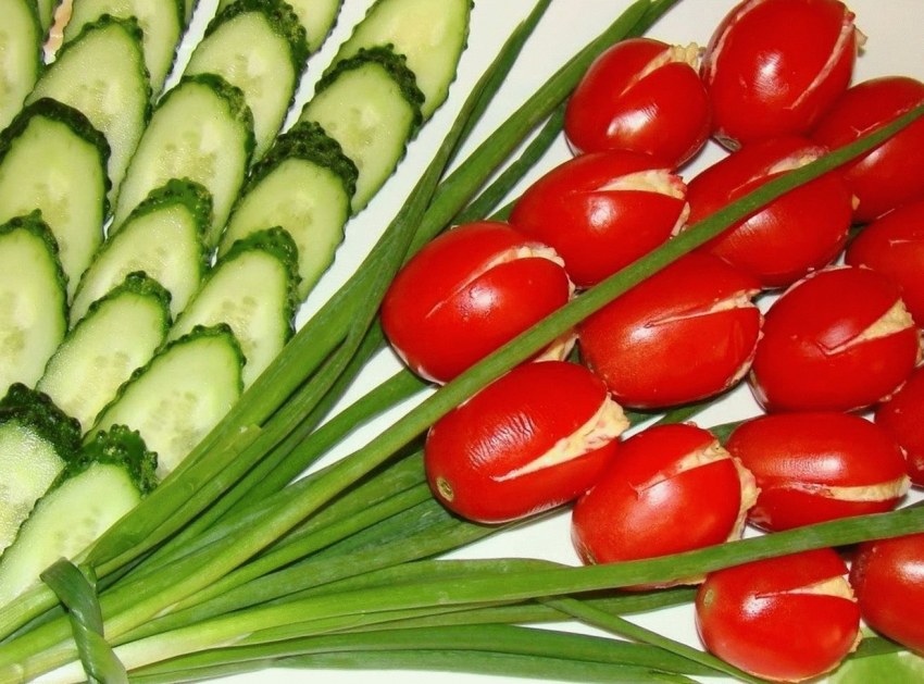 Красивые салаты и закуски