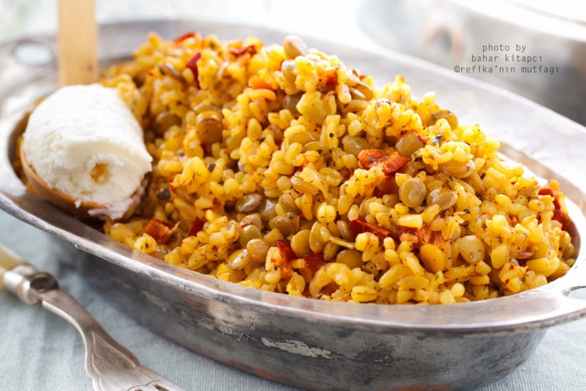 Булгур с мясом и овощами