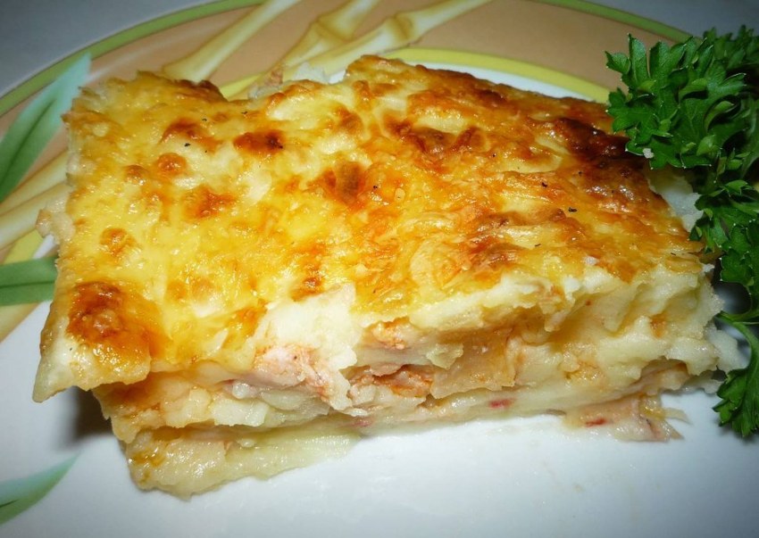 Картофельная запеканка Пармантье это