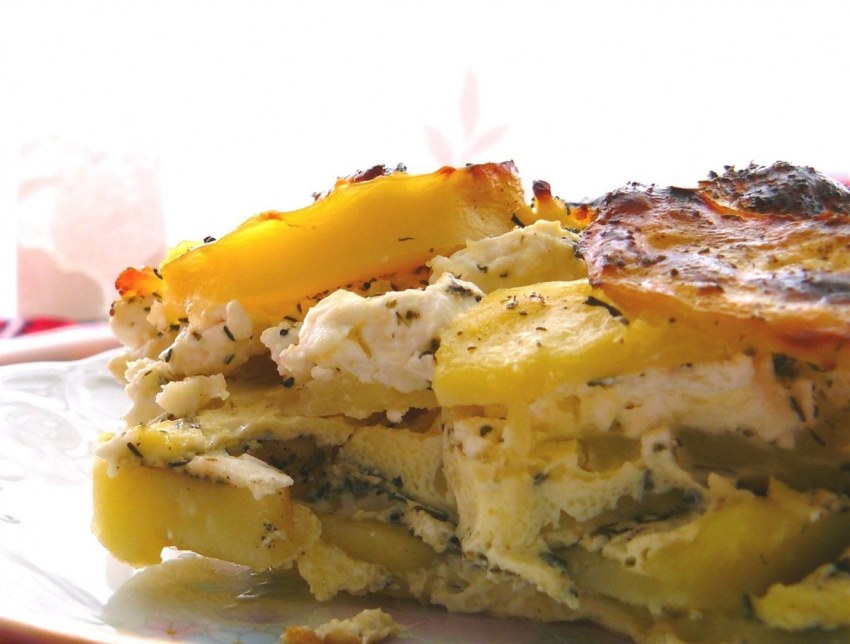 Картофельно мясная запеканка