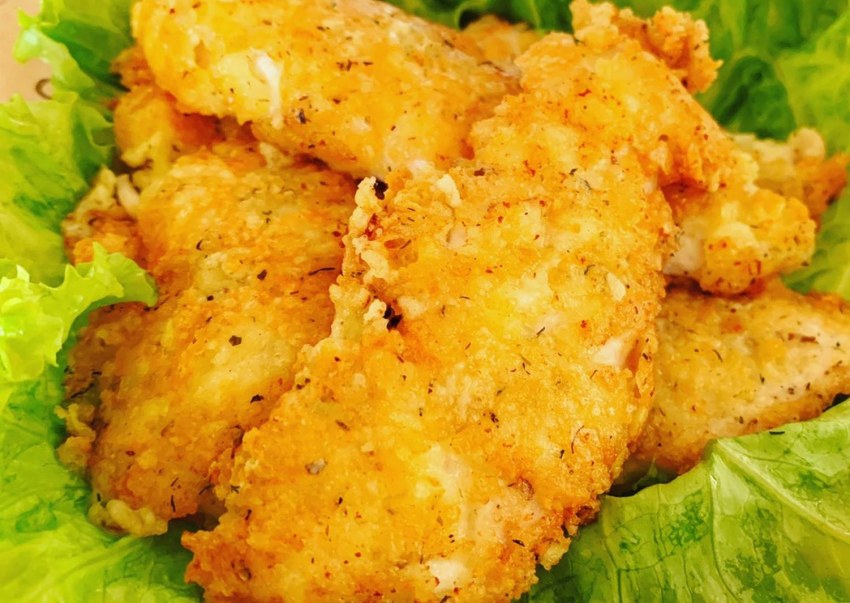 Курица в сухарях