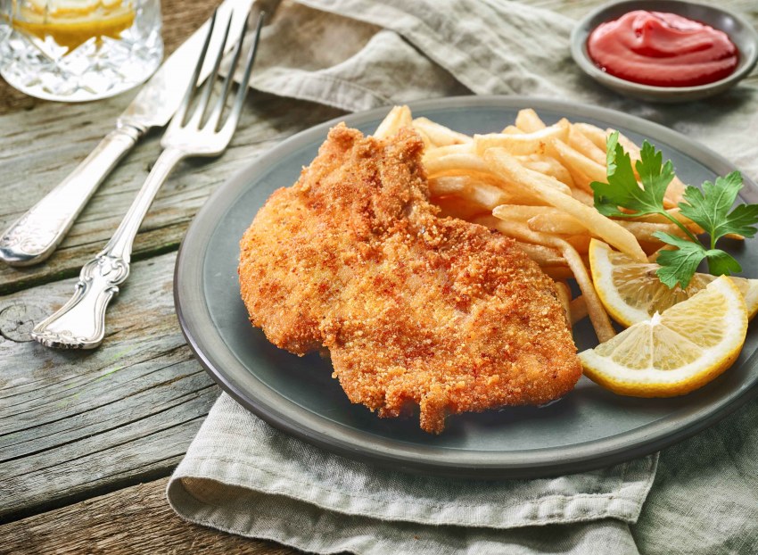 Шницель куриный в духовке