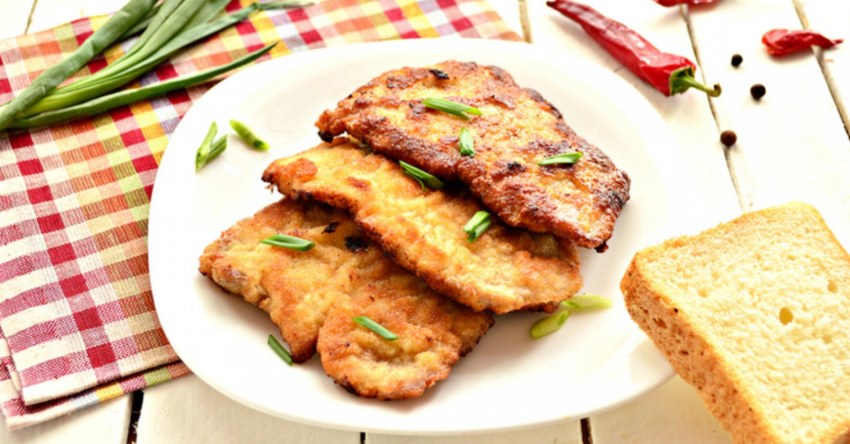 Куриная отбивная в панировке