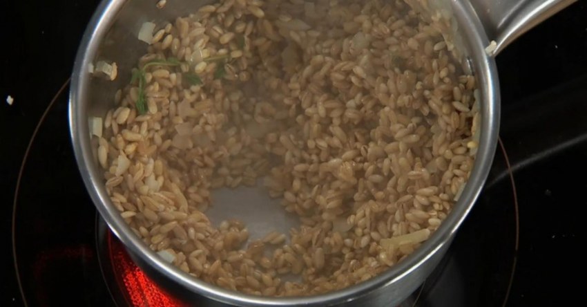 Пшеничная каша с овощами