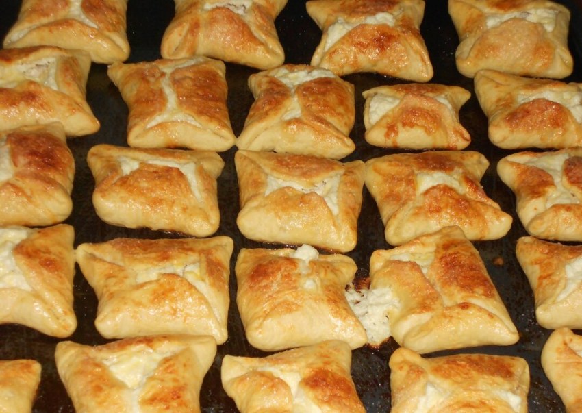 Конвертики с творогом