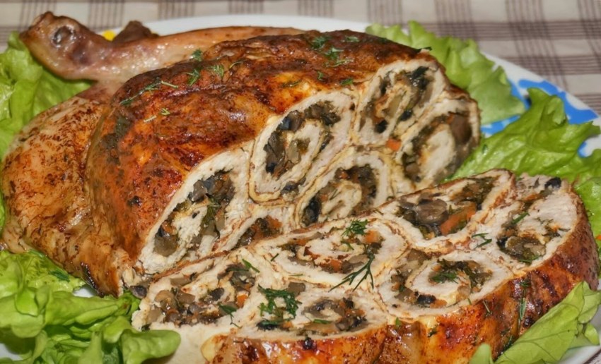Фаршированная Курочка праздничная