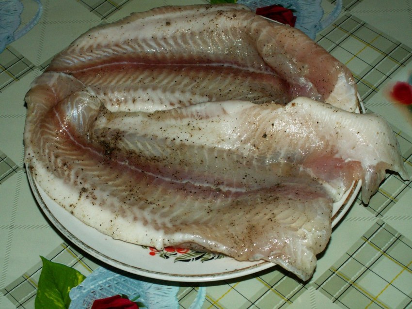 Морской язык в духовке