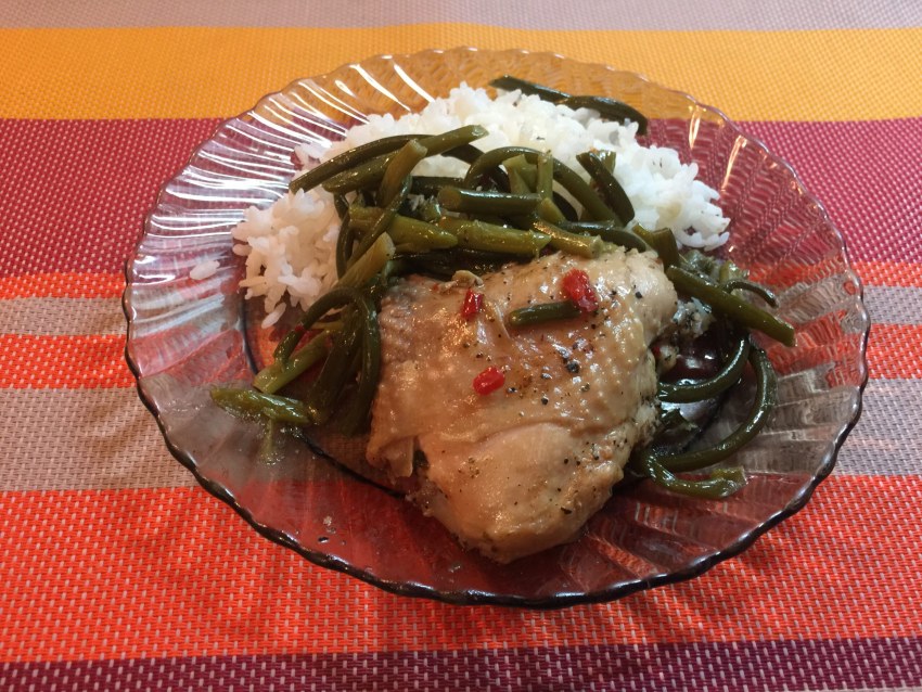 Жаркое из курицы с помидорами