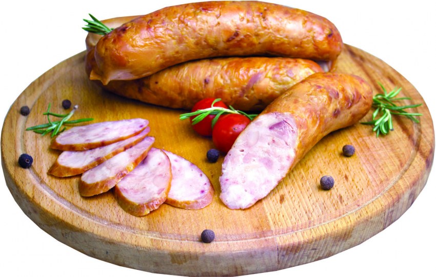 Колбаса куриная полукопченая