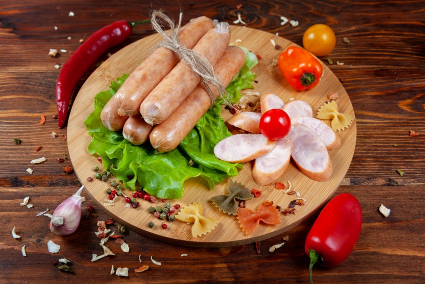 Сосиски сардельки шпикачки куриные