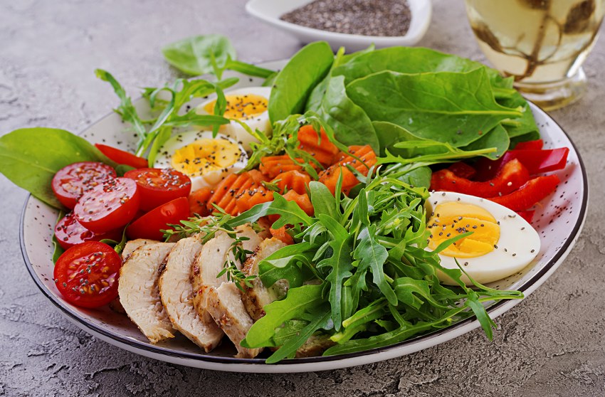 Руккола с кедровыми орешками