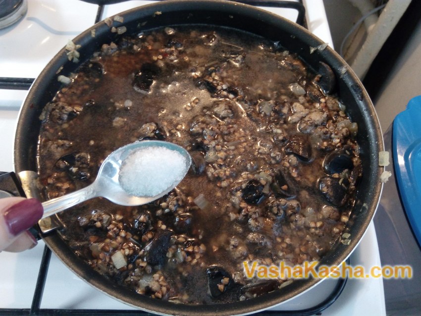 Гречки с мясом ежики