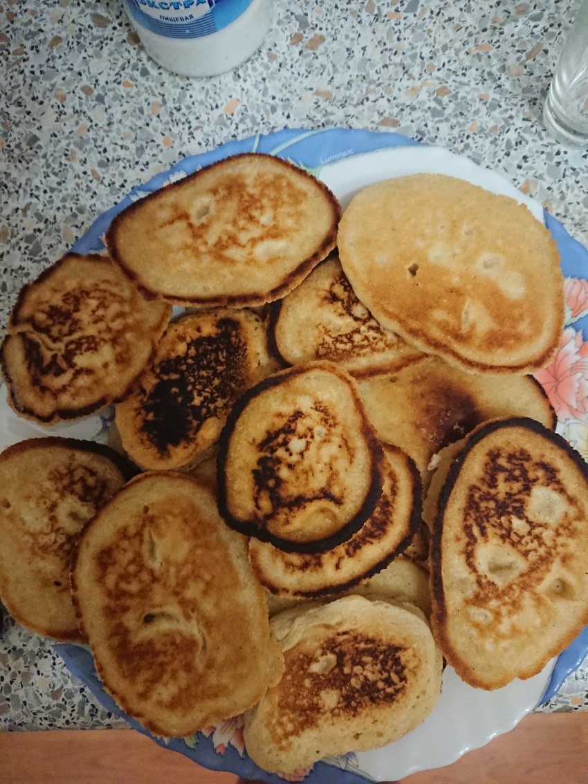 Оладушки на молоке пышные на дрожжах