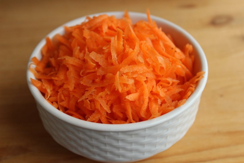 Салат с морковью