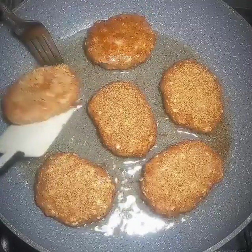 Котлеты из гречки и картофеля