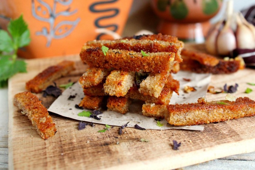 Гренки с сыром и кофе