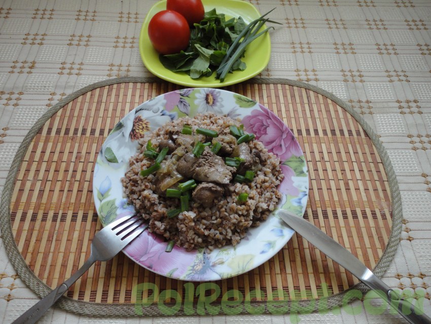 Бефстроганов с гречкой