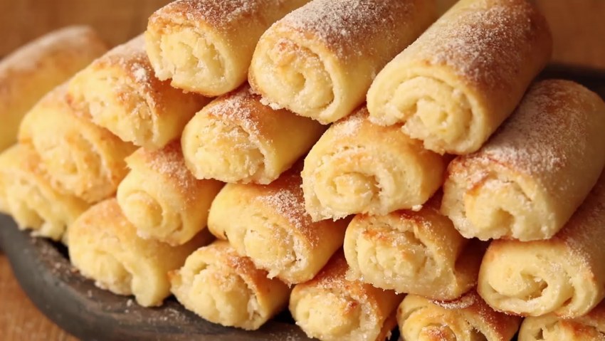 Трубочки с вареной сгущенкой