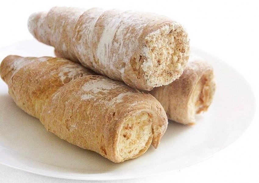 Трубочки с кремом