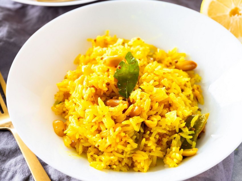 Рис плов с куркумой