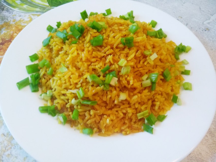 Рис басмати для плова с овощами