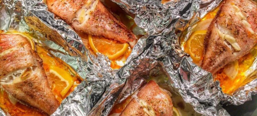 Рыба в духовке с картошкой