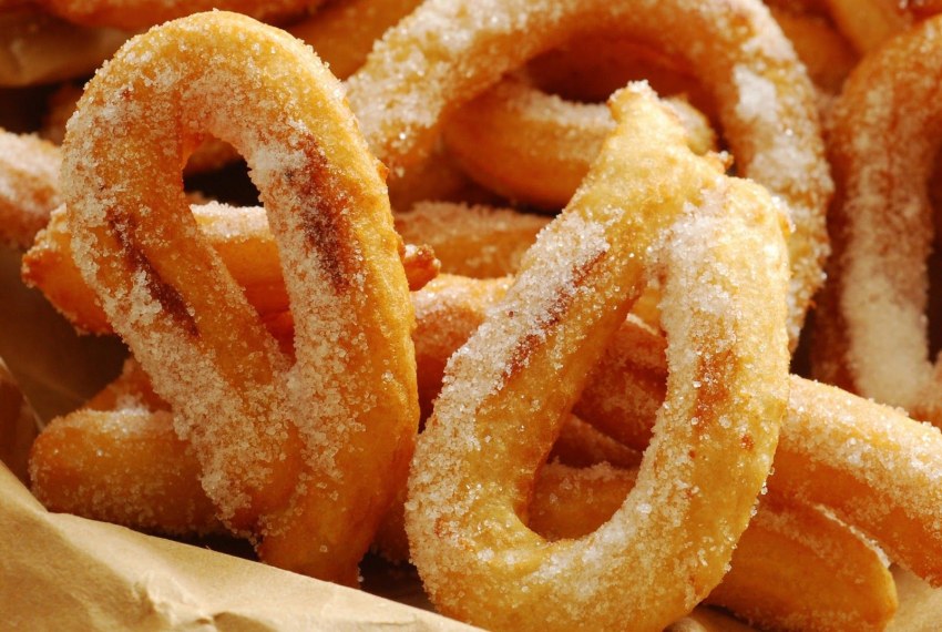Чуррос с кокосовой сгущенкой