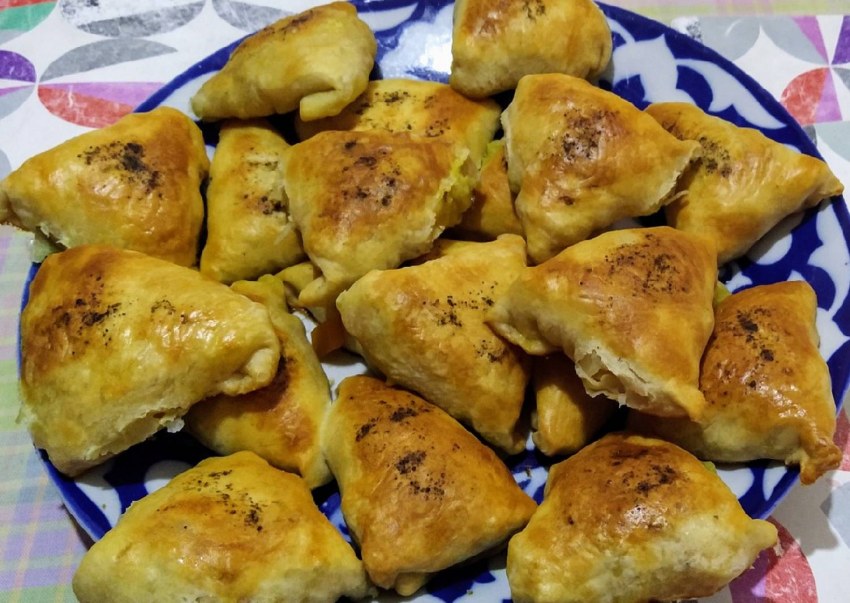Самса с тыквой тандырная