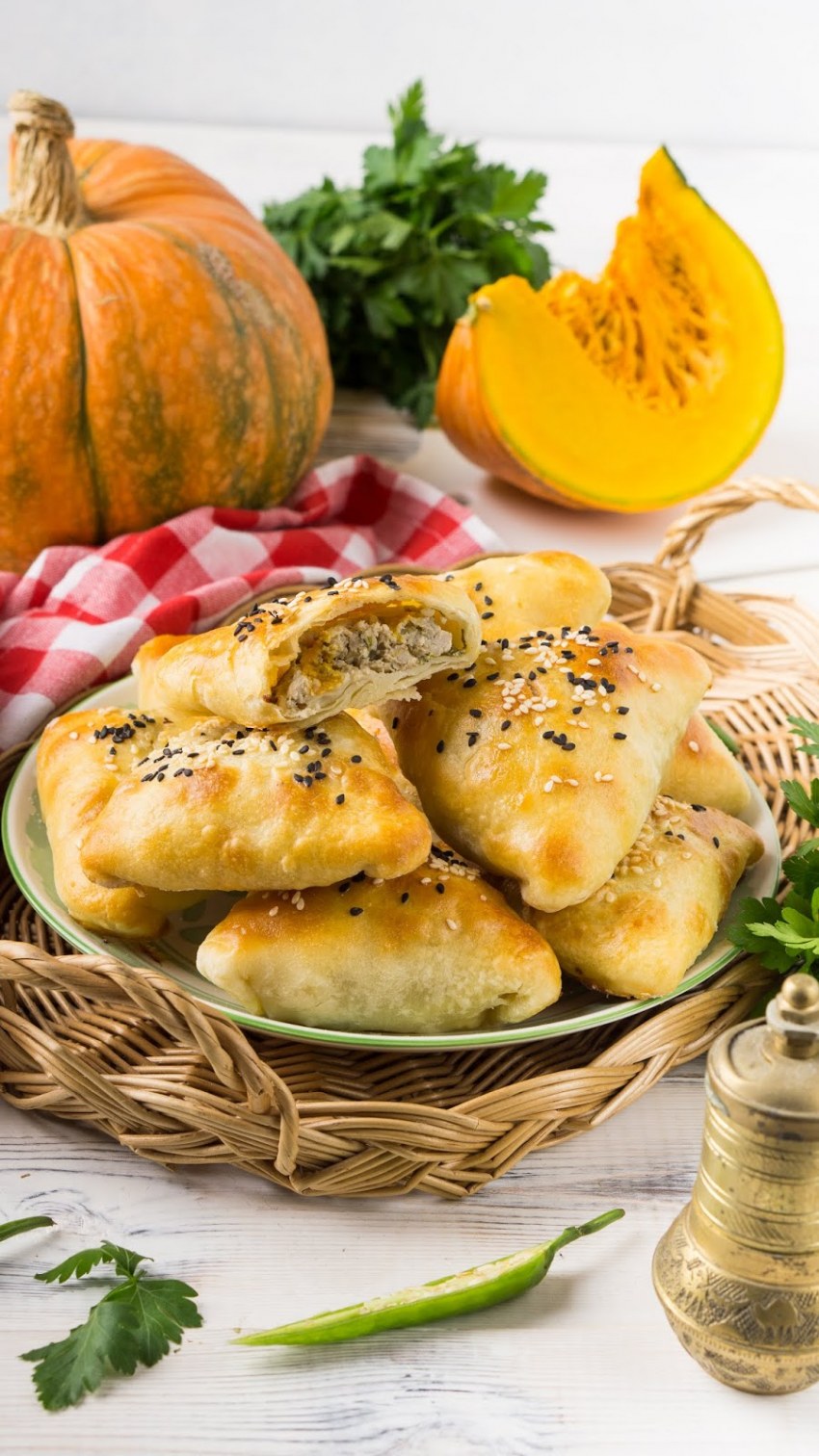 Самса с кунжутом