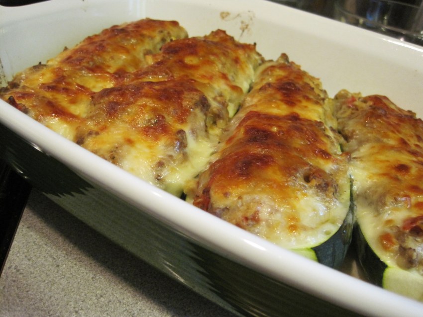 Фаршированные кабачки пенечки