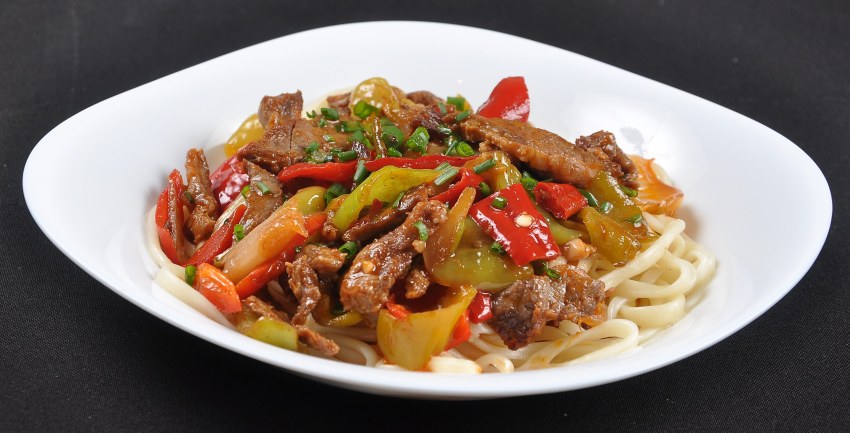 Лагман с картошкой и лапшой
