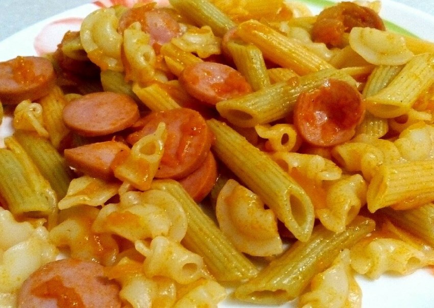 Картофельный суп с сосисками
