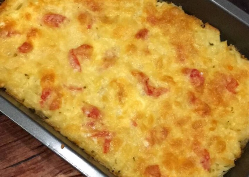 Запеканка из кабачков с помидорами и сыром в духовке