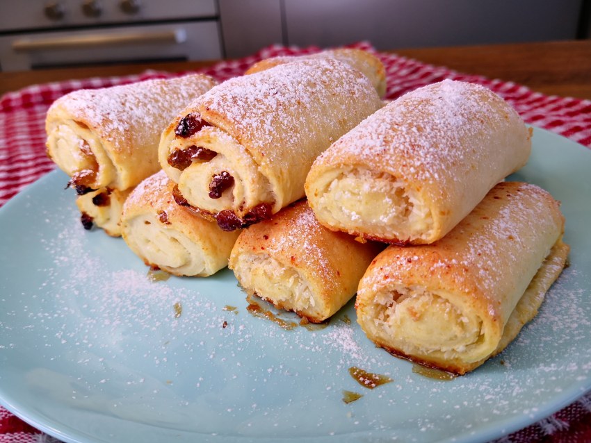Трубочки с кремом