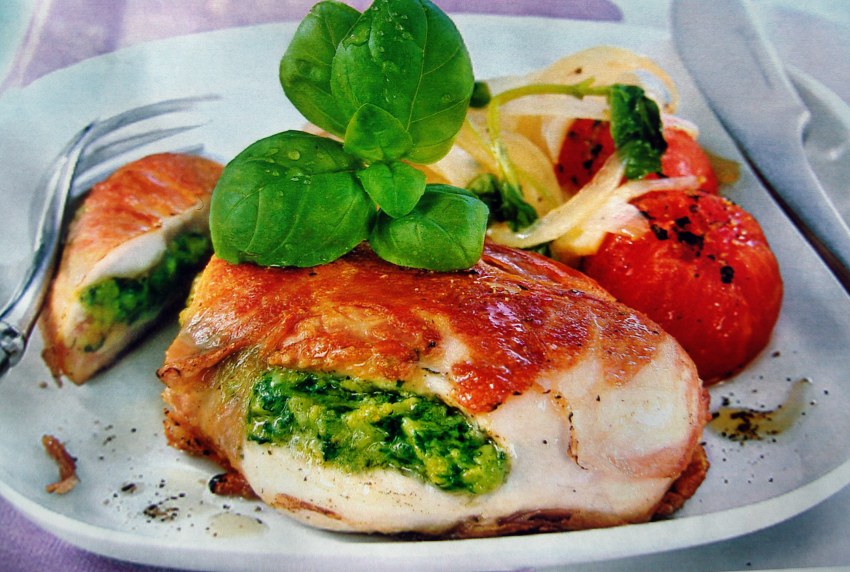 Фаршированная куриная грудка