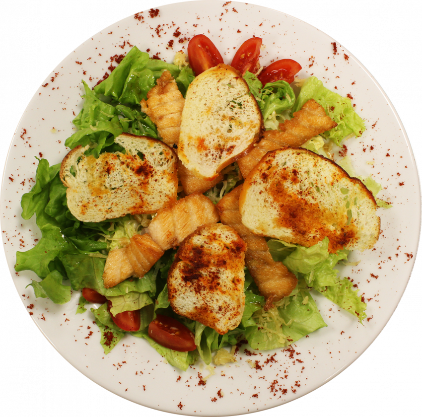 Салат Цезарь с куриной грудкой